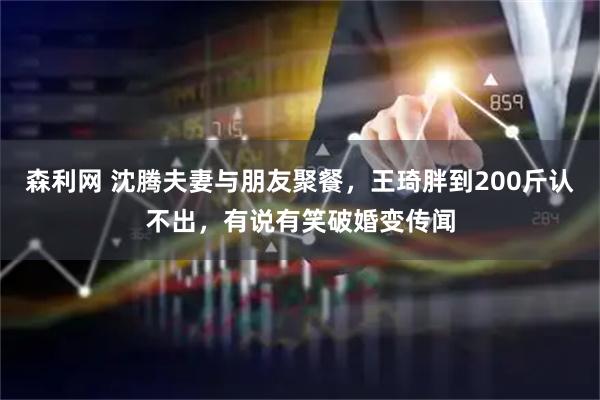 森利网 沈腾夫妻与朋友聚餐，王琦胖到200斤认不出，有说有笑破婚变传闻