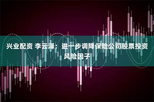 兴业配资 李云泽：进一步调降保险公司股票投资风险因子